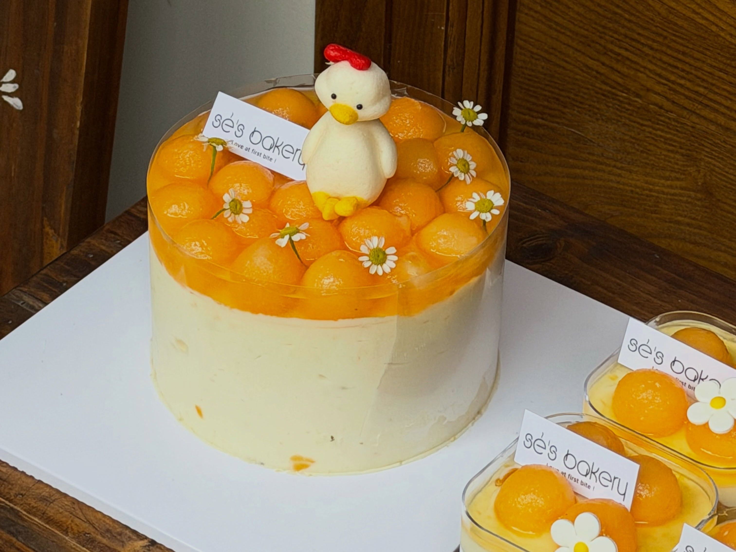 Mousse Sữa Chua Phô Mai Dưa Lưới